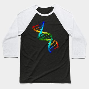 DNA Double Helix Biology Baseball T-Shirt